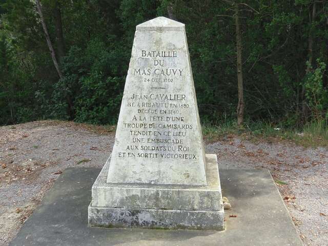 Stèle du Rouret à Saint Christol lez Alès