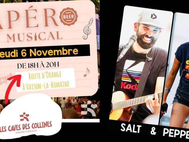 Apéro musical 'Salt and Pepper' - Les Caves des Collines