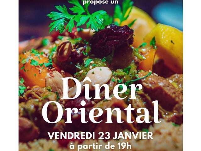 Diner oriental à la Barque
