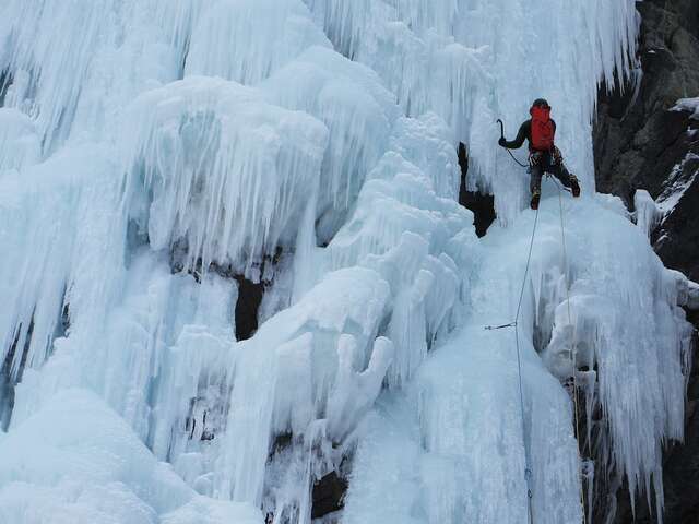 Découverte cascade de glace / journée