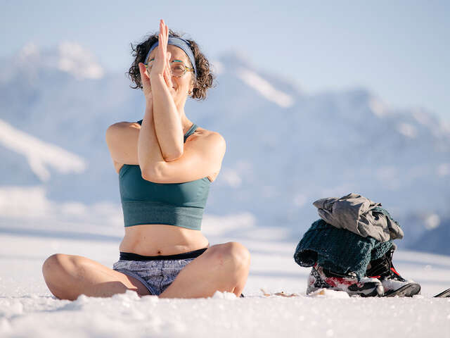 VIEvifiant, raquettes et yoga du froid