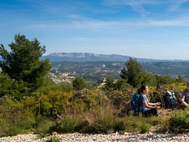 Marche des 5 sens au Mont du Marseillais - 1/2 journée
