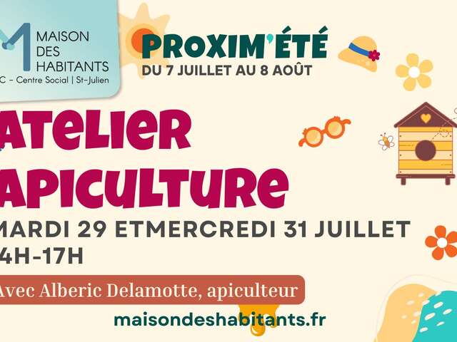Atelier Apiculture avec Alberic Delamotte, apiculteur