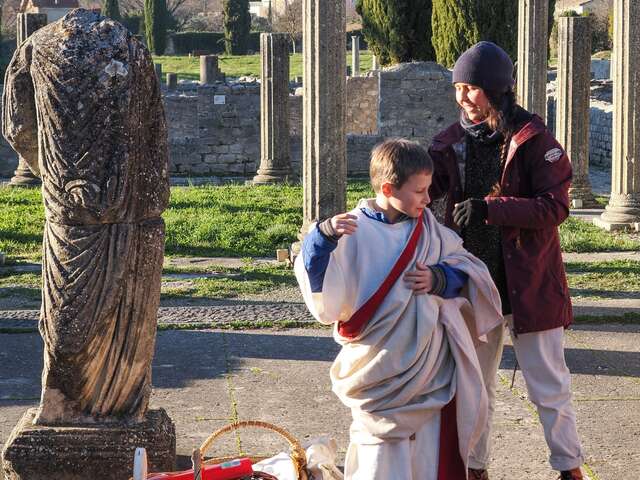 Guided tours ''The life of the Romans told to children" - Heritage vacations