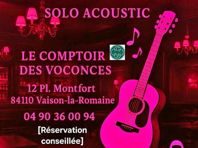 Dinnerkonzert mit Fabien Rizza - Comptoir des Voconces