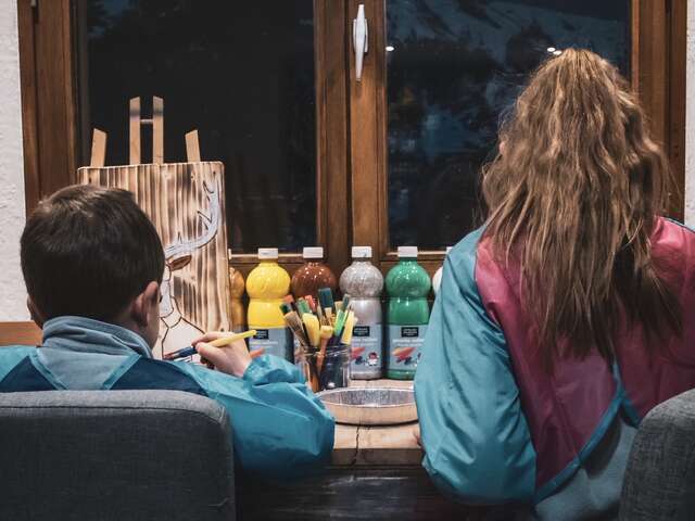 Wood painting workshop - La Montagn'Artdéco