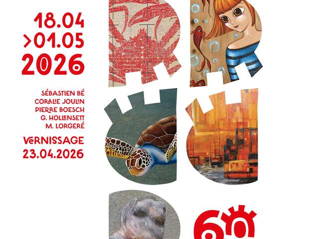 Exhibition by S. Bé, C. Joulin, P. Boesch, G. Hollenset and M. Lorgéré