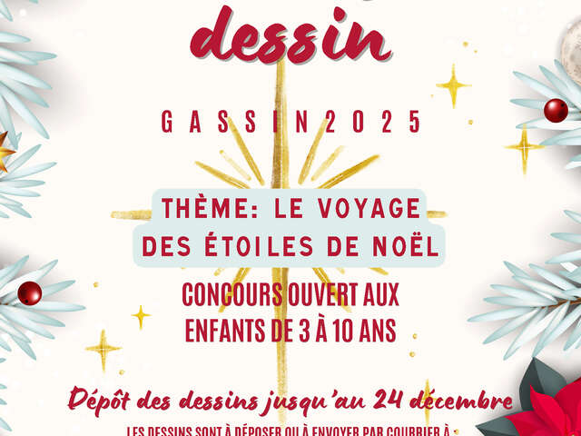 concours de dessin de Nöel - Le voyage des étoiles de Noël