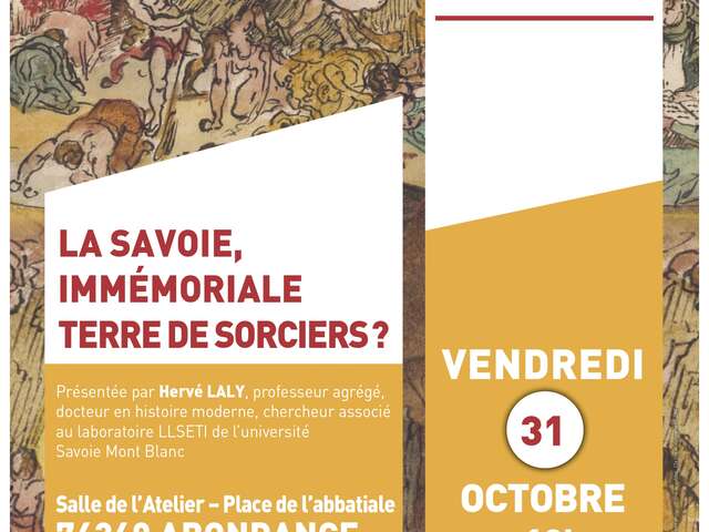 Conférence : « La Savoie, immémoriale terre de sorciers ? »