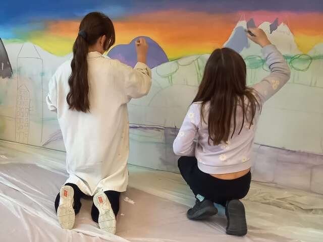 Atelier art et peinture : engagement groupe