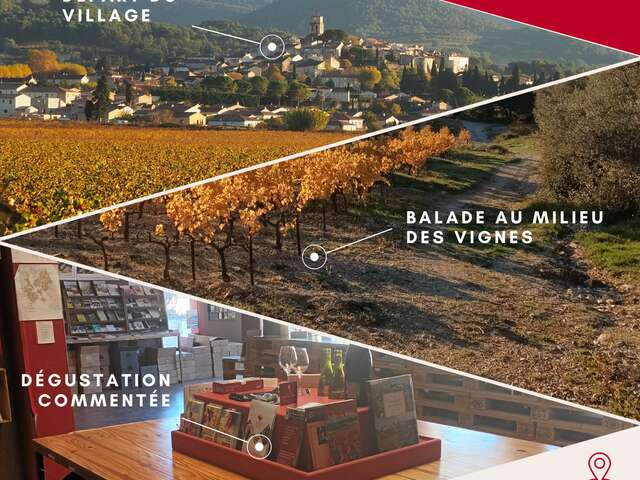 Balade immersive dans les vignes de Sablet par la Maison des vins et du tourisme