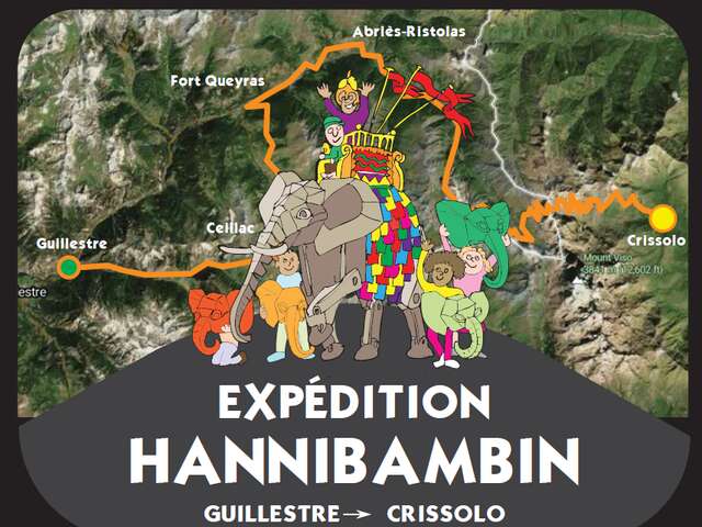 L'expédition HanniBambin traverse Abriès-Ristolas