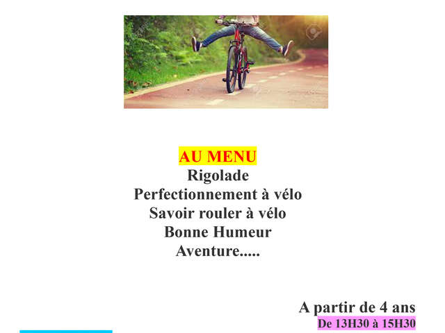 École de vélo à La Brigue