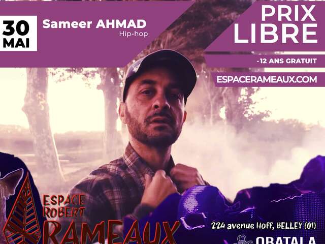 Concert "Sameer Ahmad" à l'Espace Robert Rameaux