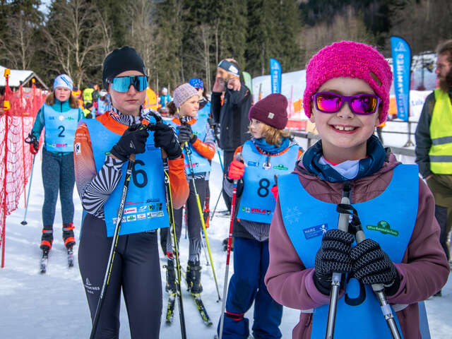 La classic'74 : course de ski de fond classique organisée par Haute Savoie Nordic