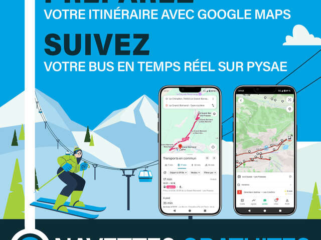 Lignes de bus interne Le Grand-Bornand