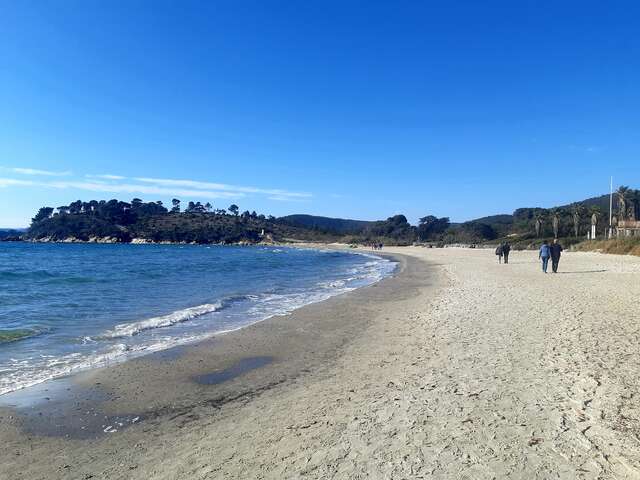Parking de la plage de Cabasson