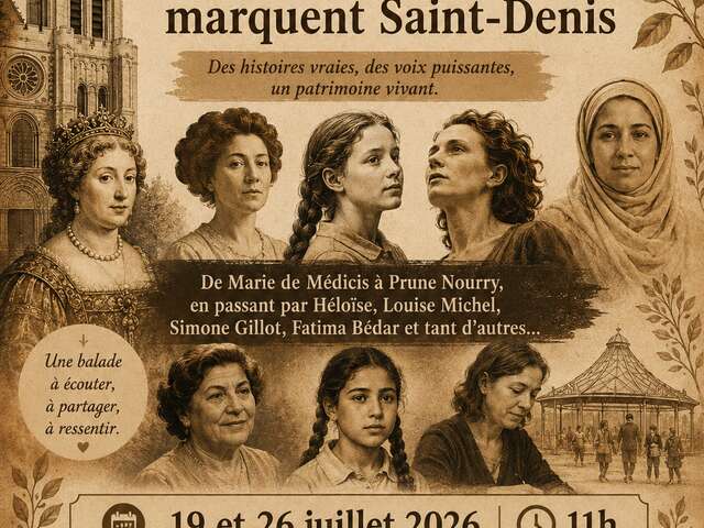 Balade contée - Les femmes marquent Saint-Denis