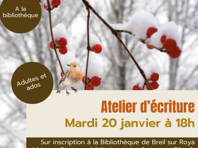 Writing workshop for adults and teenagers