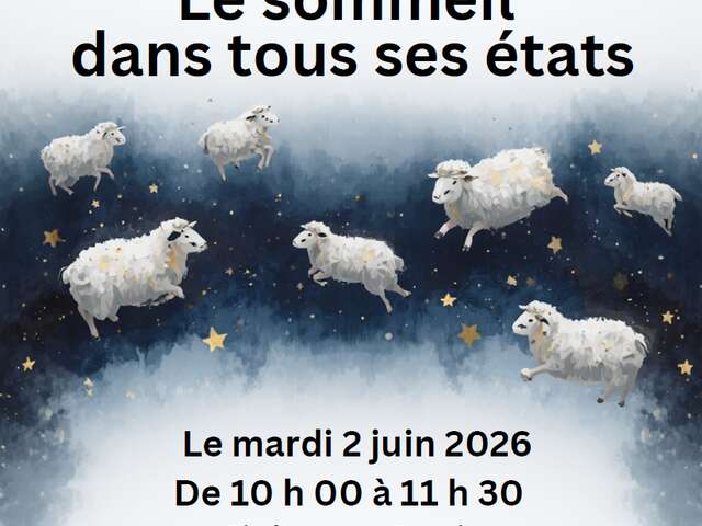 Conférence : Le sommeil dans tous ses états