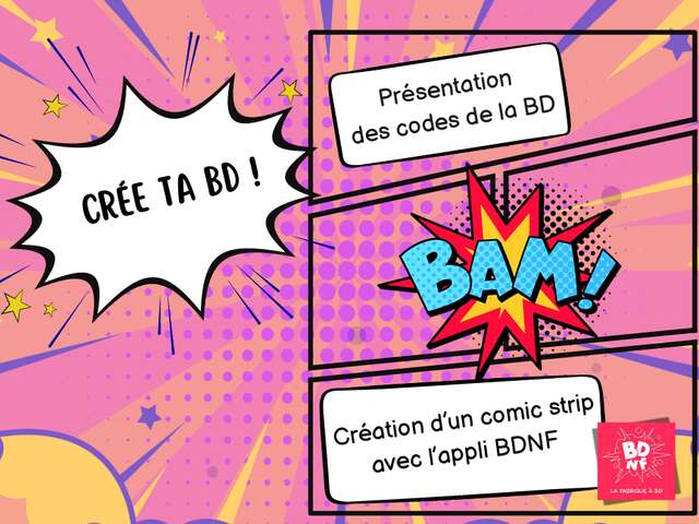 Atelier numérique pour les 10-14 ans : "Crée ta BD"