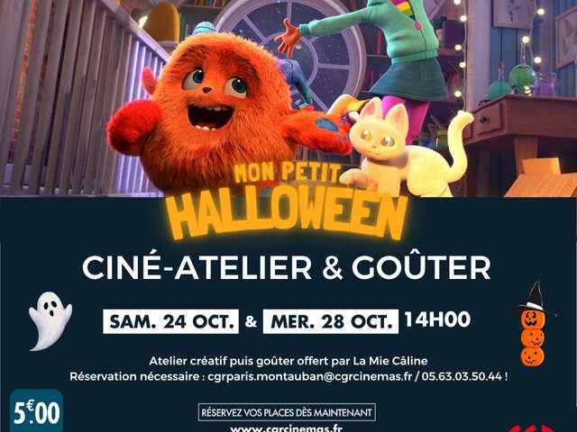Taller de cine y refrigerio - MI PEQUEÑO HALLOWEEN
