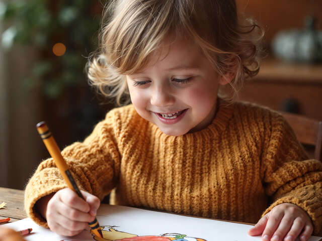 Semaine gourmande : concours de dessins d'automne