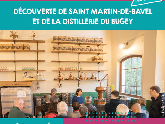 Visite gourmande : Saint Martin-de-Bavel et la Distillerie du Bugey