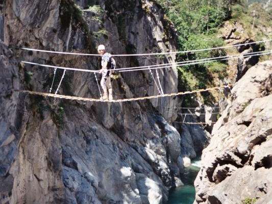 Ma première via ferrata au frais !
