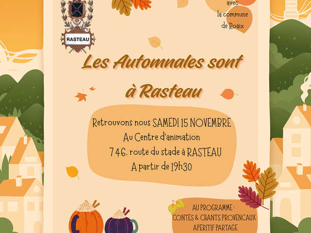 Les Automnales sont à Rasteau - Les Automnales en Vaison Ventoux