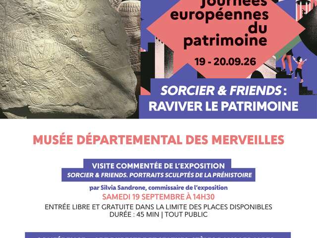Journées européennes du patrimoine - Conférence "Art rupestre et statues-stèles dans les Alpes"