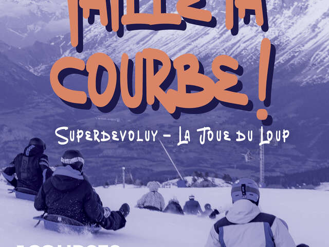 Sledge race in la Joue du Loup