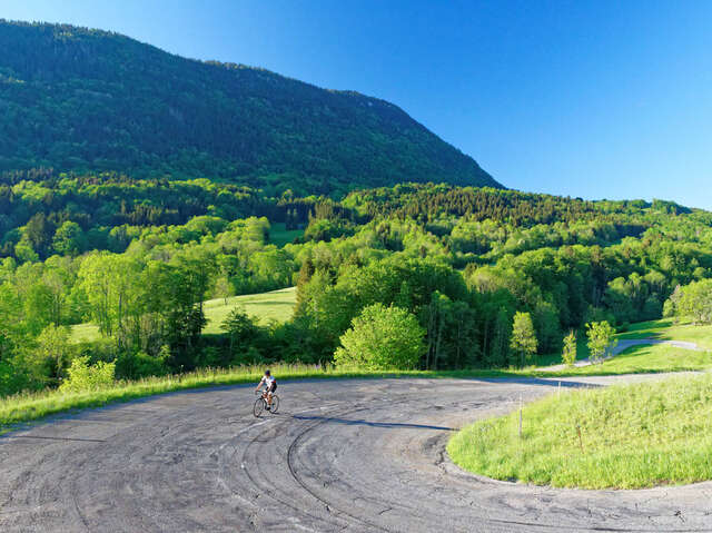 Boucle cyclo : Tour du Colombier d'Aillon