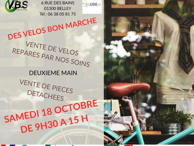 Vente de vélos à la Recyclerie