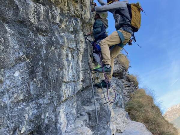 Via Ferrata - Vertical Progress