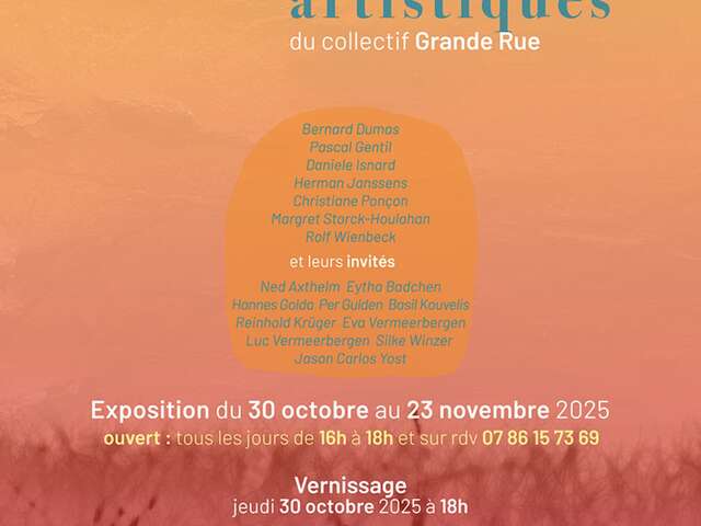 Artistieke oogst' tentoonstelling in Baume Pèlerins
