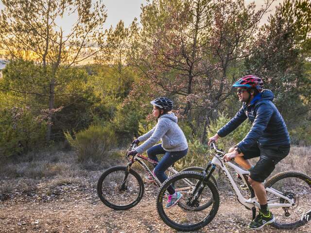 Site VTT FFC - Provence Verdon - Circuit 04 - Bleu