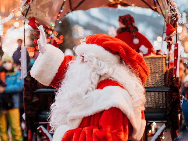 L'arrivée du Père Noël