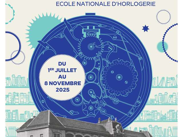 Exposition "La Biblio de l'Horlo : les livres de l'école nationale d'horlogerie"