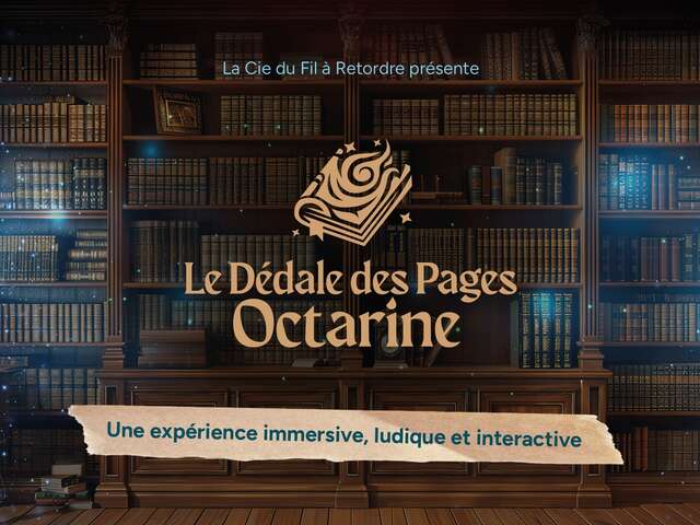 "Le dédale des pages octarine" par la Compagnie du Fil à retordre