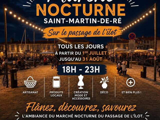 Le Marché nocturne de Saint-Martin de Ré