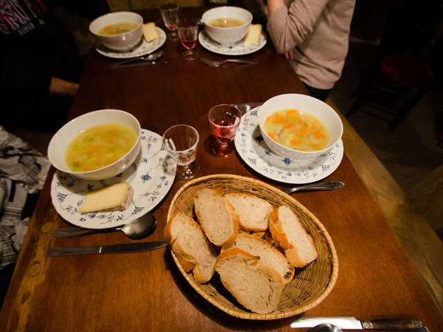 Soupe bûcheronne à l'Estaminet