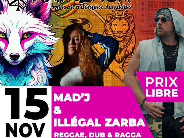 Concert Illégal Zarba & Mad'J à l'Espace Rameaux