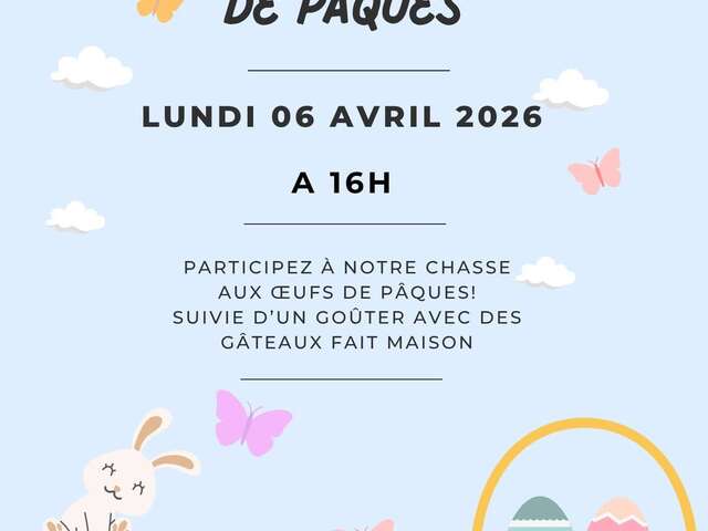 Chasse aux oeufs de Pâques