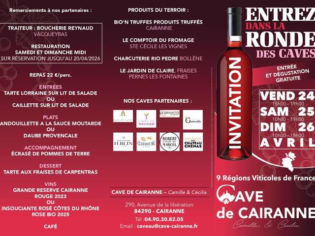 La Ronde des Caves - Cave de Cairanne Camille & Cécilia