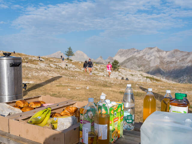 Breakfast at the top