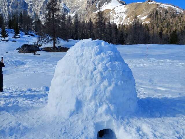 Fabrique un igloo comme les Inuits