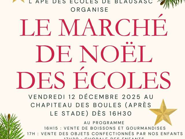 Marché de Noël des écoles