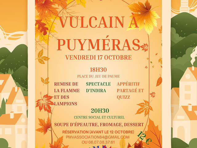 Vulcain in Puyméras - Les Automnales en Vaison Ventoux