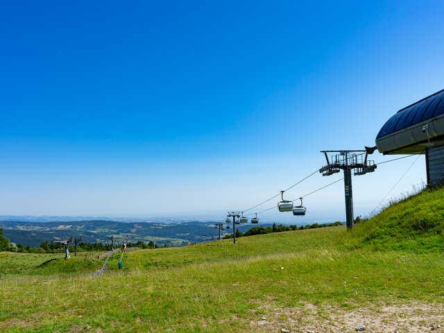 N° 56 - Le télésiège - Espace VTT-FFC Massif des Bois Noirs